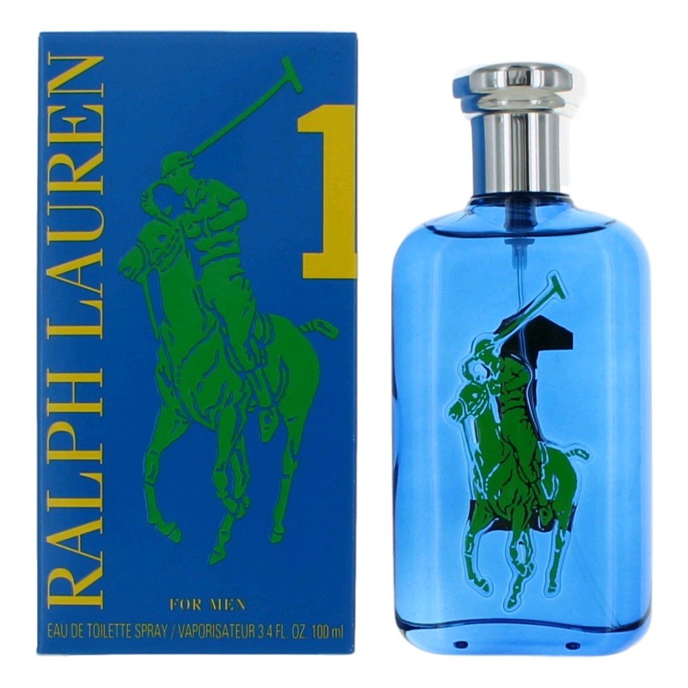 Photo of Polo Big Pony Blue #1 by Ralph Lauren, 3.4 oz EDT Spray for Men